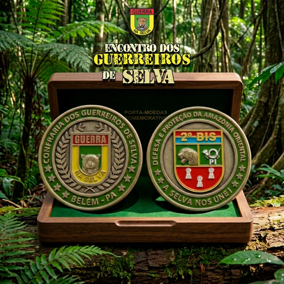 Moeda do Encontro dos Guerreiros de Selva